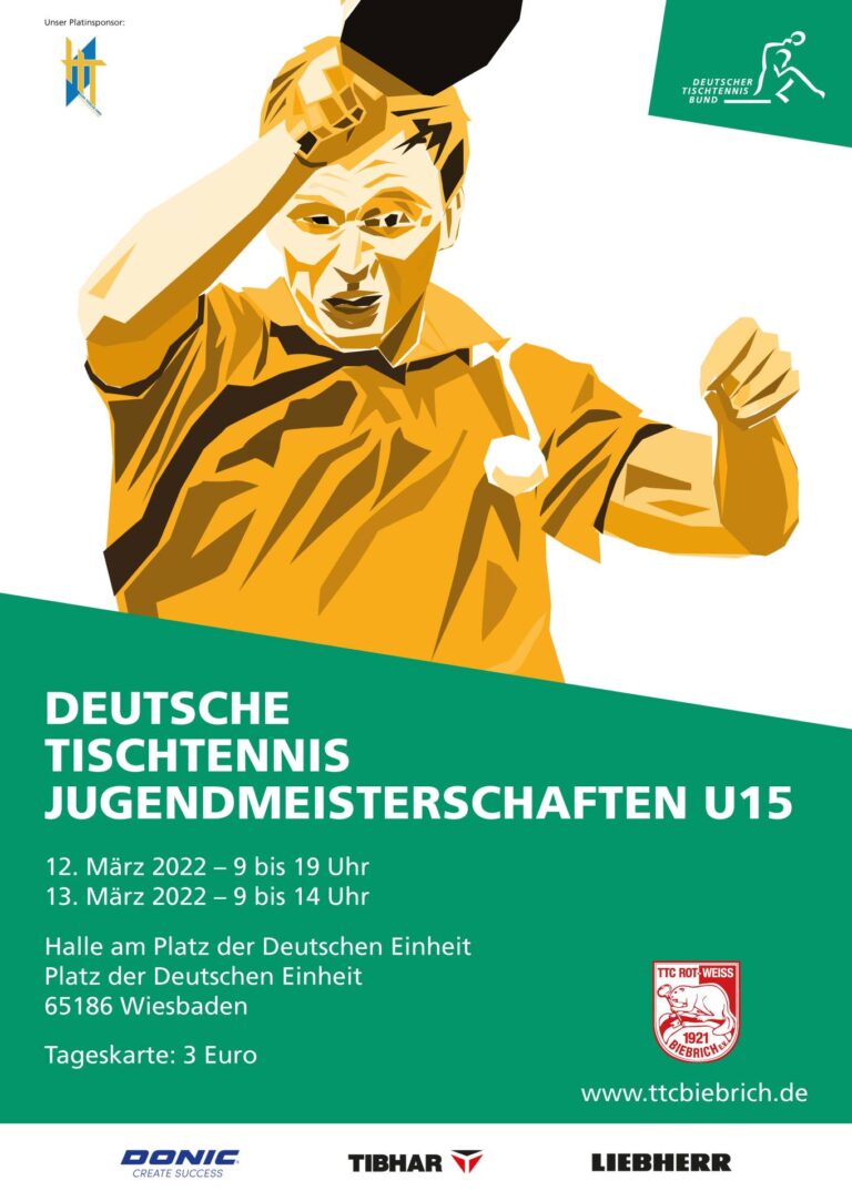 12. + 13. MÄRZ – DEUTSCHE MEISTERSCHAFTEN DER MÄDCHEN UND JUNGEN U15 IN WIESBADEN