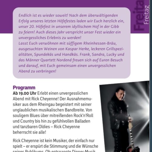 RWB-Stammtisch auf dem Höfefest in Biebrich